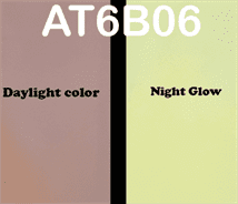glow in the dark yellow AT6B06