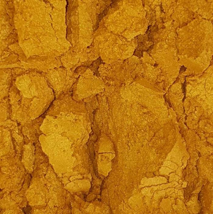 Glossy Deep Gold Mica powder – 50g